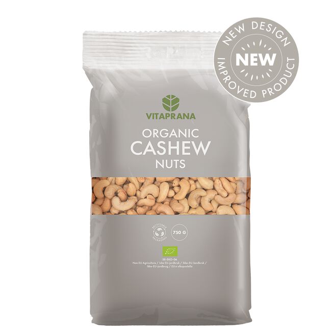 Vitaprana Ekologiska Cashewnötter 750 g