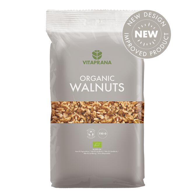 Vitaprana Ekologiska Valnötter 750 g