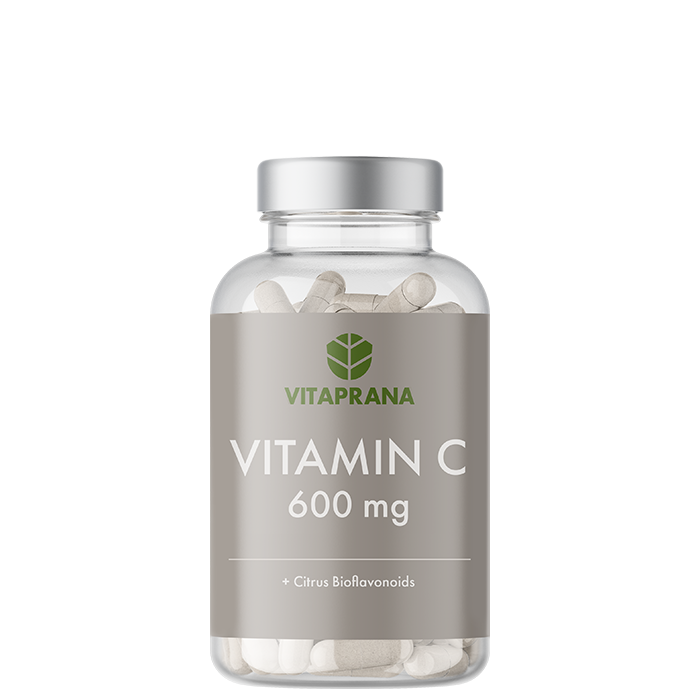 Vitaprana Vitamin C 600 mg + Bioflavonoids 100 kapslar