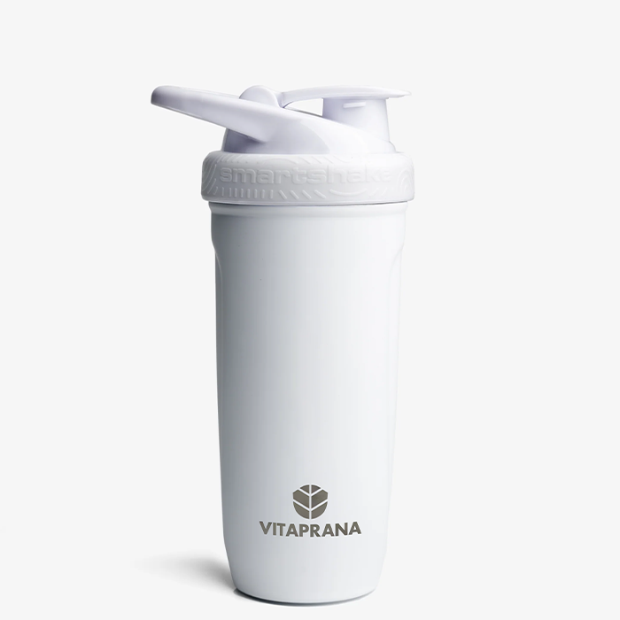 Vitaprana Vitaprana Stainless Steel Shaker White 900 ml