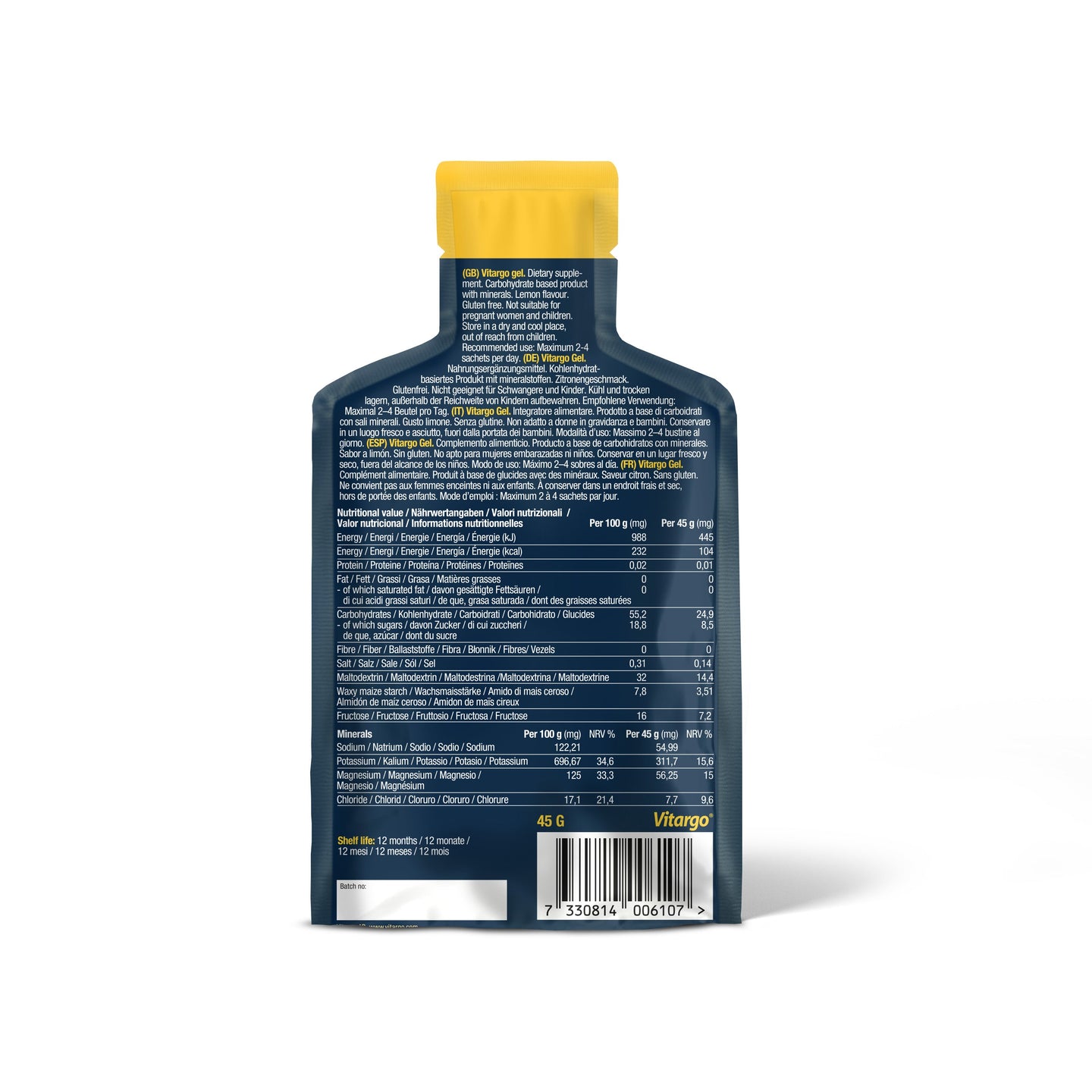 Vitargo 24 x Vitargo Energy Gel 45 g