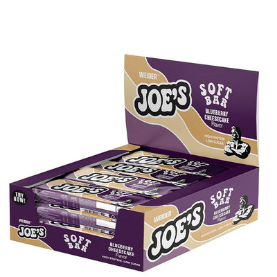 Weider 12 x JOE'S Soft Proteinbar 50 g Blueberry Cheesecake