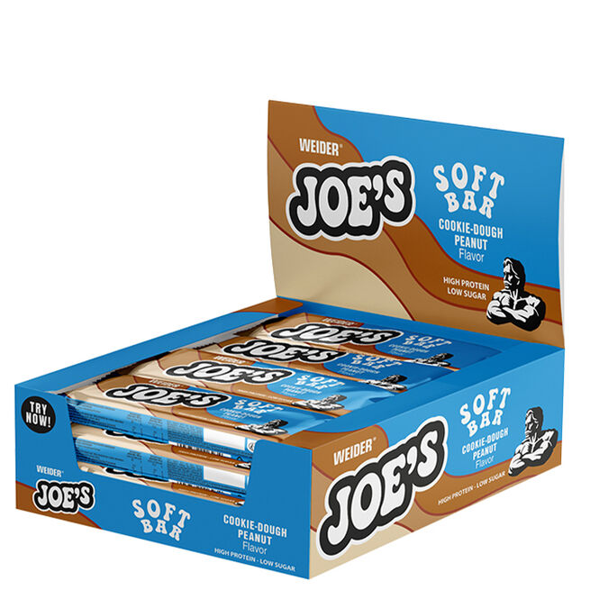 Weider 12 x JOE'S Soft Proteinbar 50 g Cookie Dough