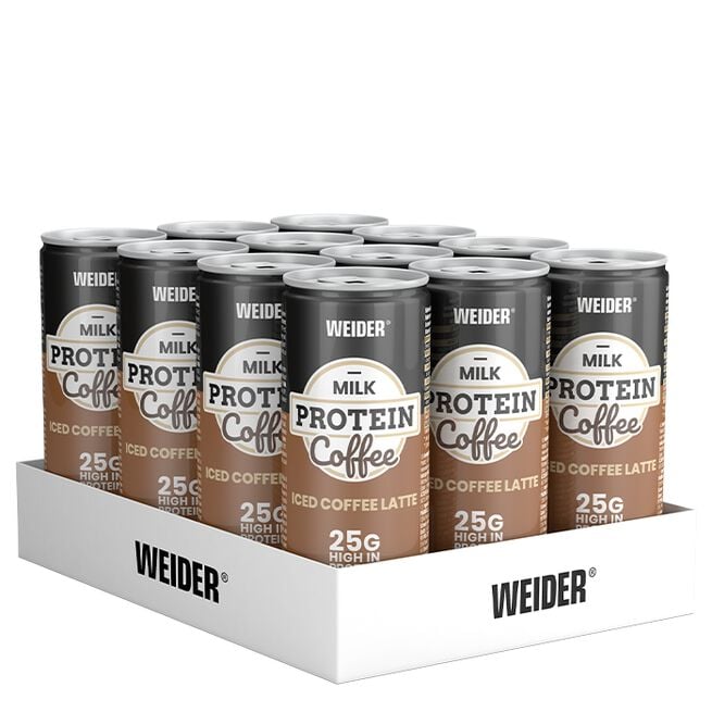 Weider 12 x Weider Protein shake, 250 ml Coffee