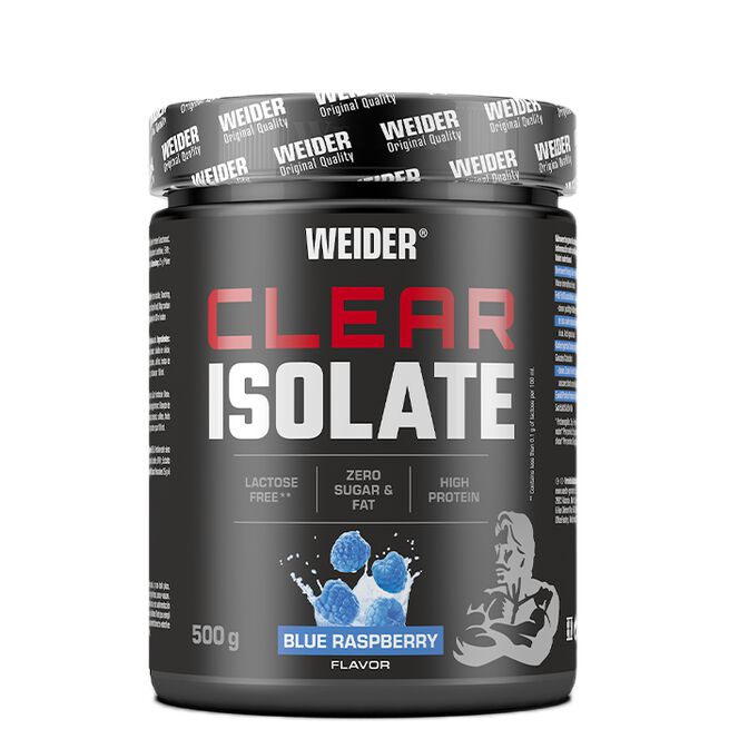 Weider Clear Isolate Vassleproteinisolat 500 g Blue Raspberry