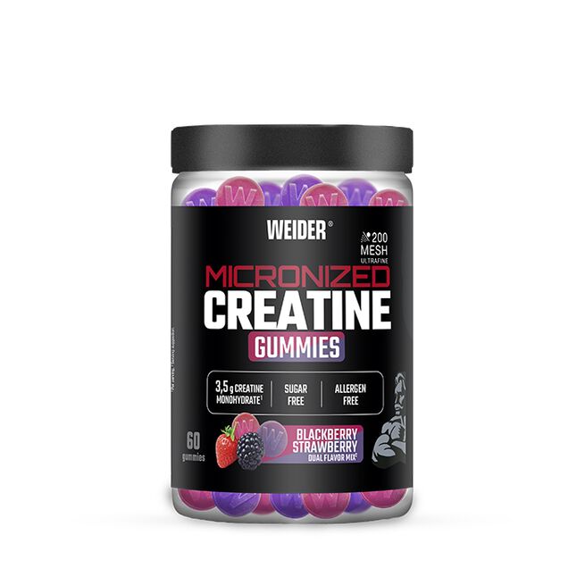 Weider Creatine gummies 60 Duo Blackberry/Strawberry