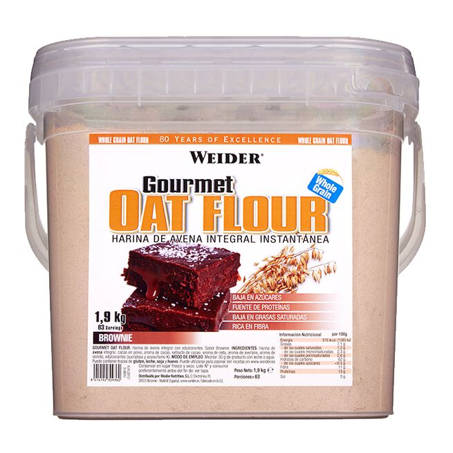 Weider Havremjöl 1900 g Brownie
