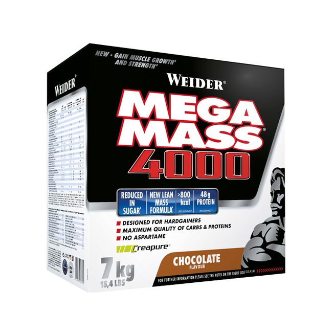Weider Mega Mass 4000 Gainer 7 kg Choklad