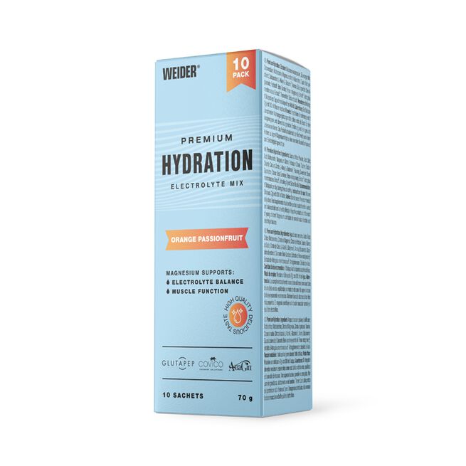 Weider Premium Hydration Sticks 10 sticks x 7g Orange/Passion Fruit