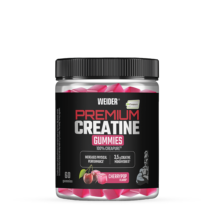 Weider Premium PureCreatine gummie 60 gummies Cherrypop