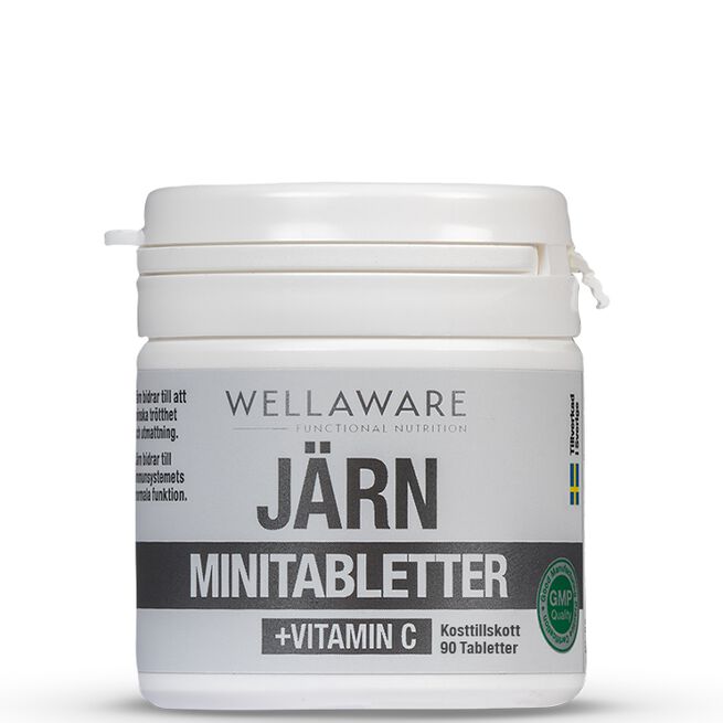 WellAware Järn + C-Vitamin 90 Minitabletter