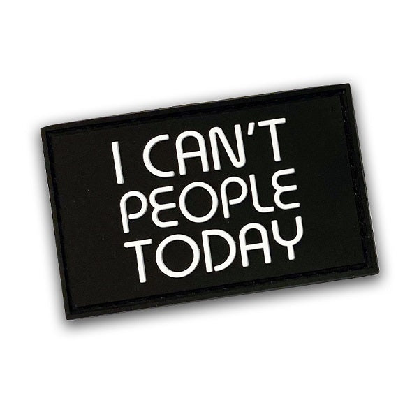 X3M Brands Patch I Cant People Today - 50 x 80mm