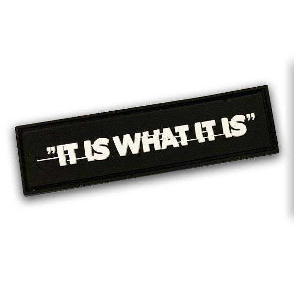 X3M Brands Patch It Is What It Is - 30 x 110mm