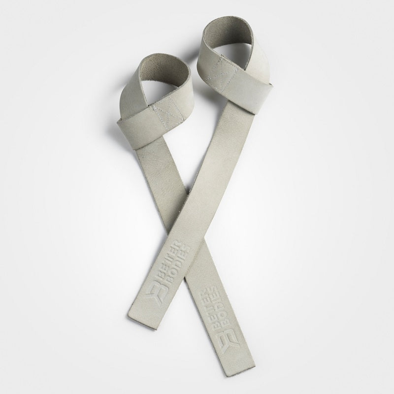 Lifting Straps Läder Grå